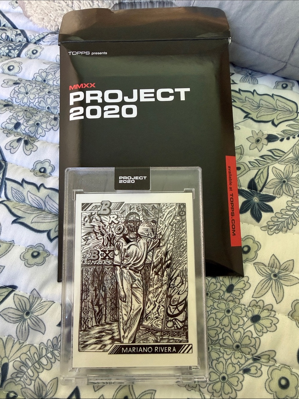 Topps Project 2020 Black & White Mariano Rivera Art Baseball cards